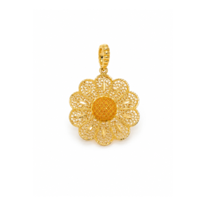 Gold Daisy Pendant