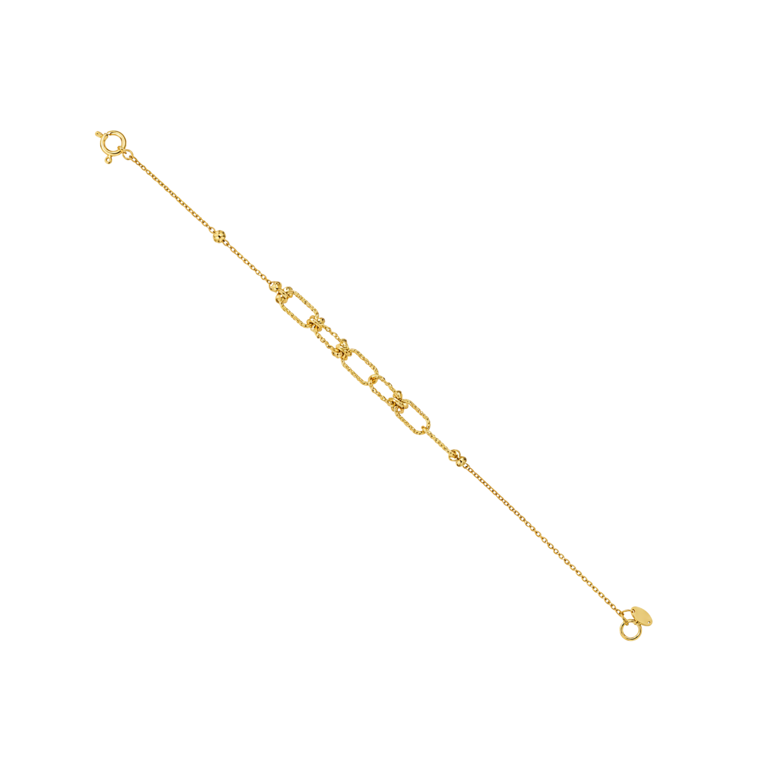 10 Gold Minimal Link Bracelet