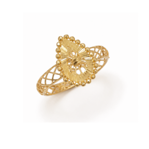 Gold Imperial Teardrop Ring
