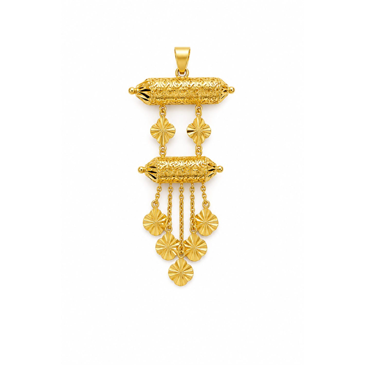 13 Gold Royal Tassel Pendant