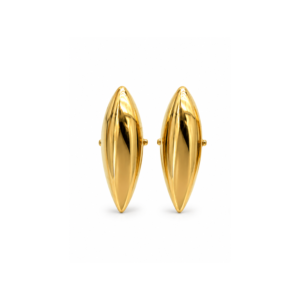 Gold Luxe Marquise Hoops