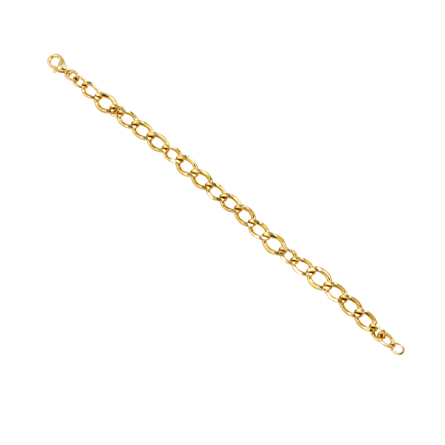 16 Gold Infinity Link Bracelet