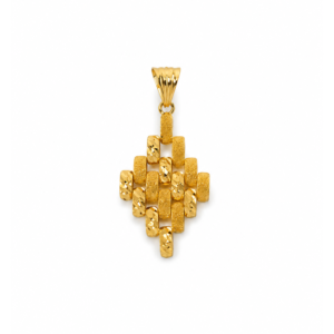 Gold Mosaic Pendant