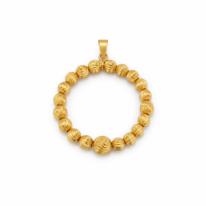 Gold Halo Pendant
