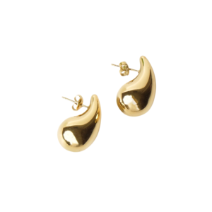 Gold Paisley Studs