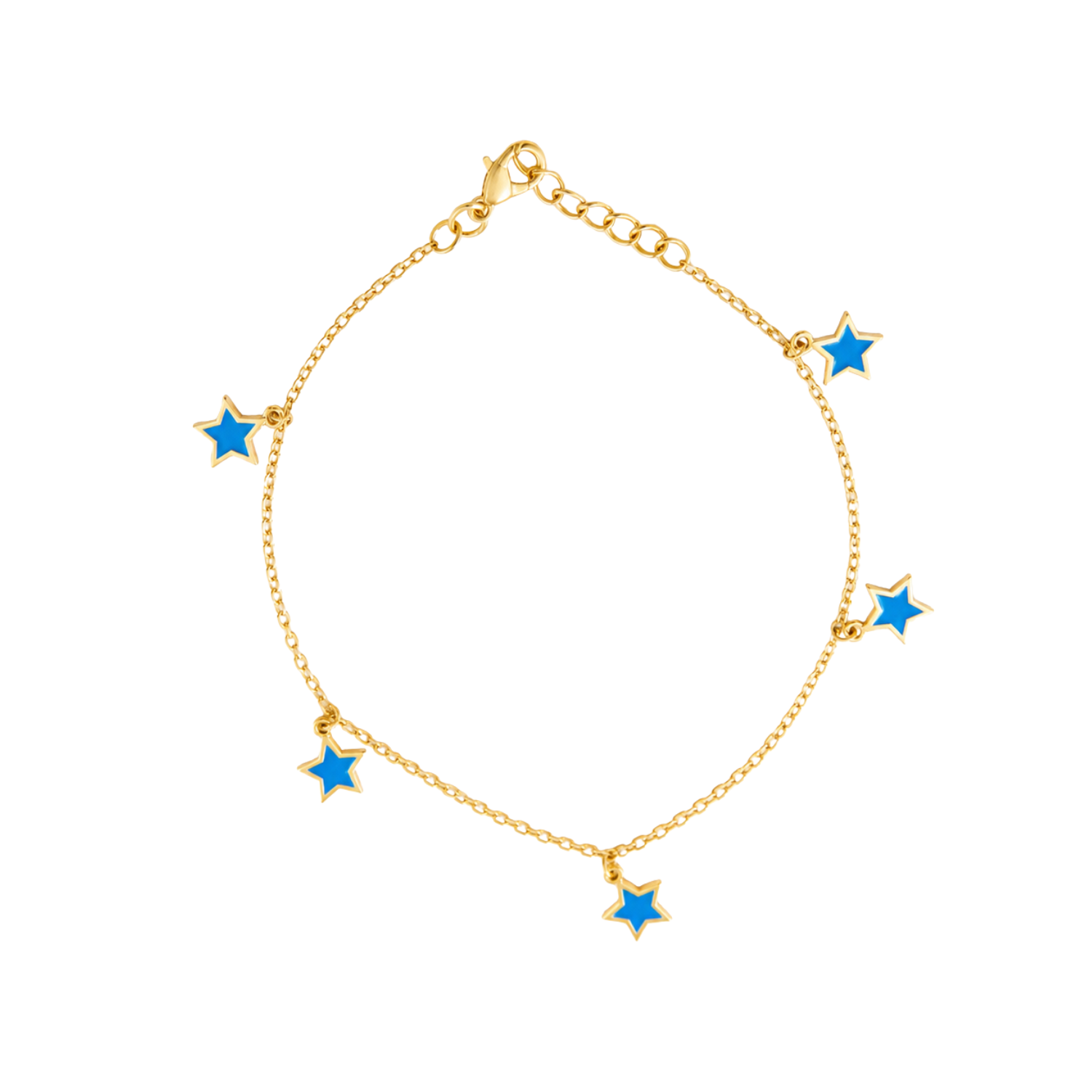 2 Gold Celestial Star Bracelet