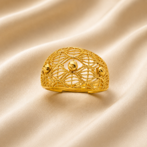 Gold Laurel Ring