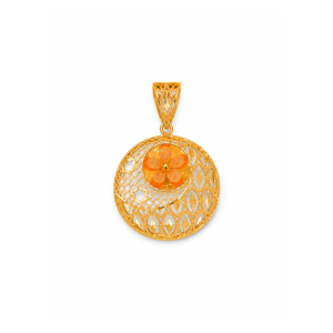 Gold Imperial Bloom Pendant