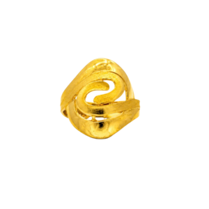 Gold Aurora Swirl Ring