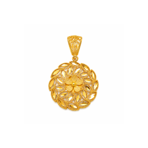 Gold Royal Bloom Pendant