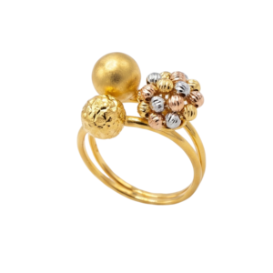 Gold Lunar Bloom Ring