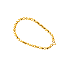 Gold Classic Bead Bracelet