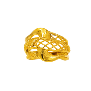 Gold Royal Mesh Ring