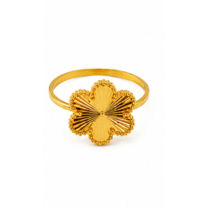 Gold Flower Design Ring