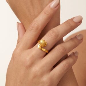Golden Moonlight Ring